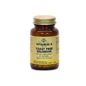 Solgar   Vitamin E With Yeast Free Selenium   50 vegetable capsules