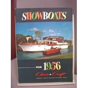  Vintage 1956 Chris Craft Showboats Catalog 26 Pages Mint 