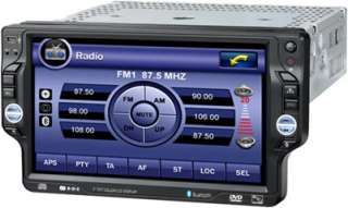 Universal Single 1 Din 7 Car DVD Player GPS TV FM iPod  