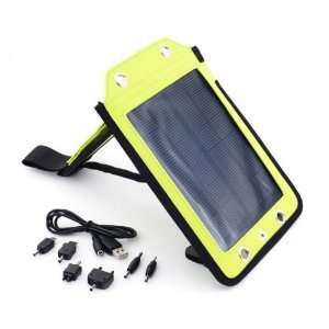   Solar Charger Black/Green (410mA panel): Computers & Accessories