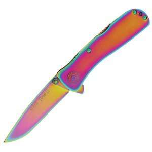 SOG Specialty Knives & Tools TWI 11 6.2 Inch Rainbow coated assisted 
