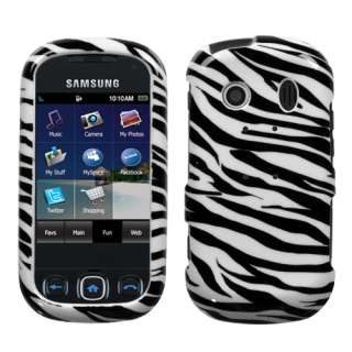 Zebra Hard Case Snap On Cover For Samsung Seek M350  