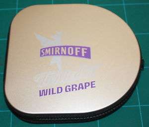 Smirnoff Ice Tin CD Holder Case holds 12 Compact Disks  