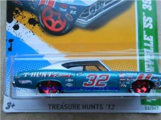 2012 Hot Wheels Treasure Hunt 69 CHEVELLE SS 396 Regular Quantity 