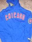 Chicago Cubs Sewn Tackle Twill Hooded Sweatshirt +New With Tags+ Mens 
