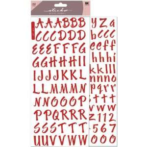  Sticko Glitter Alphabet & Number Stickers 2/Sheets 