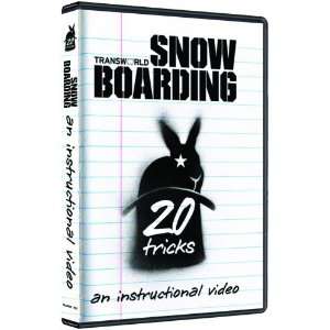  Transworld 20 Tricks Volume 2 Snowboard Instructional Dvd 