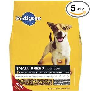 Pedigree Mini Crunchy Bites Dry Food for Small Dogs, 4.4 Pound Bags 