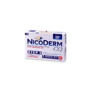  NicoDerm CQ Smoking Cessation Aid, Patch, Step 2 14 ea 