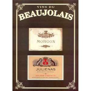  Vins du Beaujolais   Poster (6x8.25)