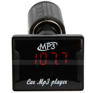 LCD Car MP3 Player Wireless FM Transmitter SD/MMC Card Slot 