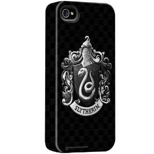  Black and White Slytherin Crest iPhone Case: Cell Phones & Accessories