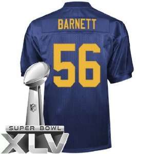  Green Bay Packers NFL Jerseys #56 Nick Barnett BLUE 