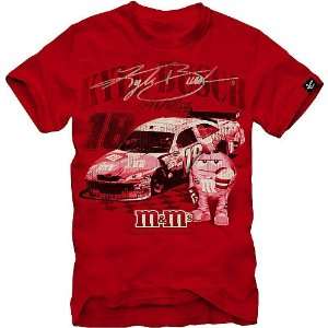 Chase Authentics Kyle Busch Vintage Car T Shirt:  Sports 