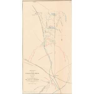   Civil War Map of the Advance Upon Corinth, Mississippi: Toys & Games