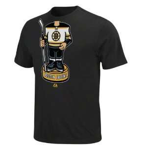  Boston Bruins Youth Black Bobblehead T Shirt Sports 