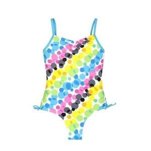 Malibu Girls Dots 1 Piece Swimsuit
