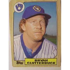  1987 Topps #562 Bryan Clutterbuck