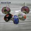 50 Mixed Craft Lampwork Glass Beads European M116 M120  