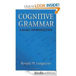 Cognitive Grammar An Introduction Ronald W. Langacker  