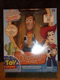 TOY STORY WOODYS ROUNDUP TALKING SHERIFF WOODY DOLL  