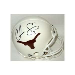 Chris Simms Autographed Texas Longhorns Mini Football 
