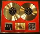 THE BEATLES/DOUBLE CD GOLD DISC/RECORD DISPLAY/LTD