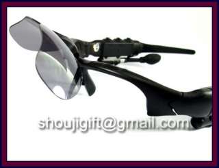 2GB MP3 Sports Sunglasses w/ Earphone Black Sun Glasses  
