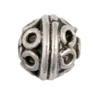  Bali Sterling Silver 6mm Wire Work Round Bead: Home 