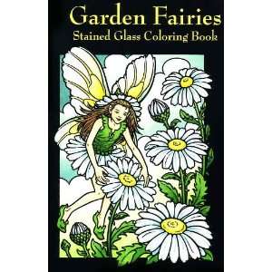  Garden Fairies Stained Glass Coloring Book Toys & Games