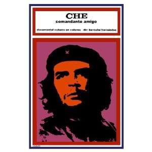 11x 14 Poster.  Che comandante amigo  Cuban Documentary. Decor 