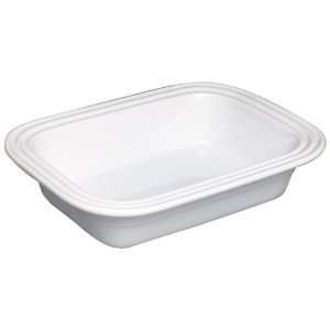 Le Creuset Stoneware 7 by 10 Inch Deep Dish Baker, White:  