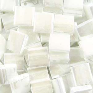  Pearl White Tila Beads 7.2 Gram Tube By Miyuki Are a 2 