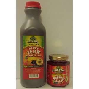 Spur Tree Jamaican Jerk Medium + Old Time Pepper Jelly Pack  