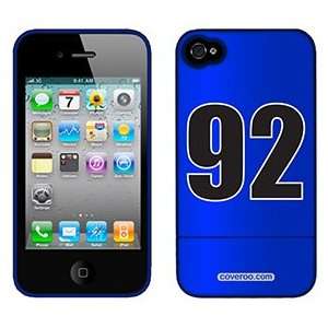  Number 92 on Verizon iPhone 4 Case by Coveroo  Players 