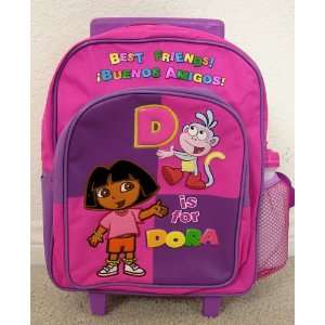  Dora the explorer kid size rolling backpack  Best Friends 