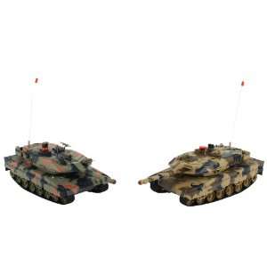  Team RC 2 Pack Infrared Remote Control Battle Tanks, 1:18 