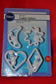 PILLSBURY COOKIE CUTTERS  SET of 4 MINT IN PACKAGE 1992  