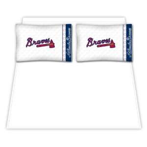  MLB Atlanta Braves Micro Fiber Bed Sheets: Home & Kitchen