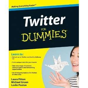  Twitter For Dummies (Paperback)  N/A  Books