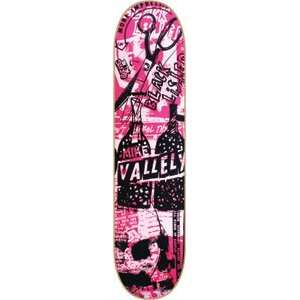 By The Sword Vallely Black Listed Skateboard Deck   8.25  