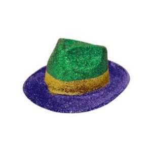   Gold & Purple Glitter Fedora Hat Case Pack 2 by DDI: Home & Kitchen