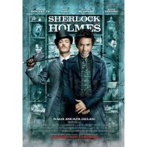 com Sherlock Holmes Poster Brazilian D 27x40 Robert Downey Jr. Rachel 