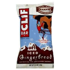  Clif Bar, Natural Energy Bar, Iced Gingerbread 12x2.4 OZ 