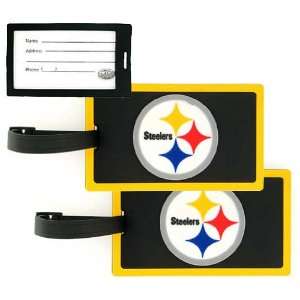 Pittsburgh Steelers   NFL Luggage Tags (2 Pack) Sports 