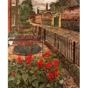     Stanley Spencer   24 x 30 inches   Gardens in the Pound. Cookham