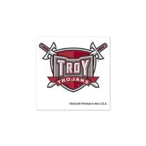  TROY STATE TROJANS OFFICIAL LOGO TATTOO 4 PACK Sports 