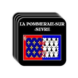   de la Loire   LA POMMERAIE SUR SEVRE Set of 4 Mini Mousepad Coasters