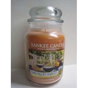  Yankee 22oz Napa Valley Harvest Large Jar Candle: Home 