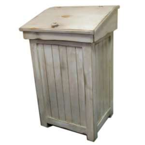  Primitive Distressed Country Trash Bin (Handcrafted 
